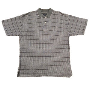 Dockers Golf Black & White Design Polo Shirt